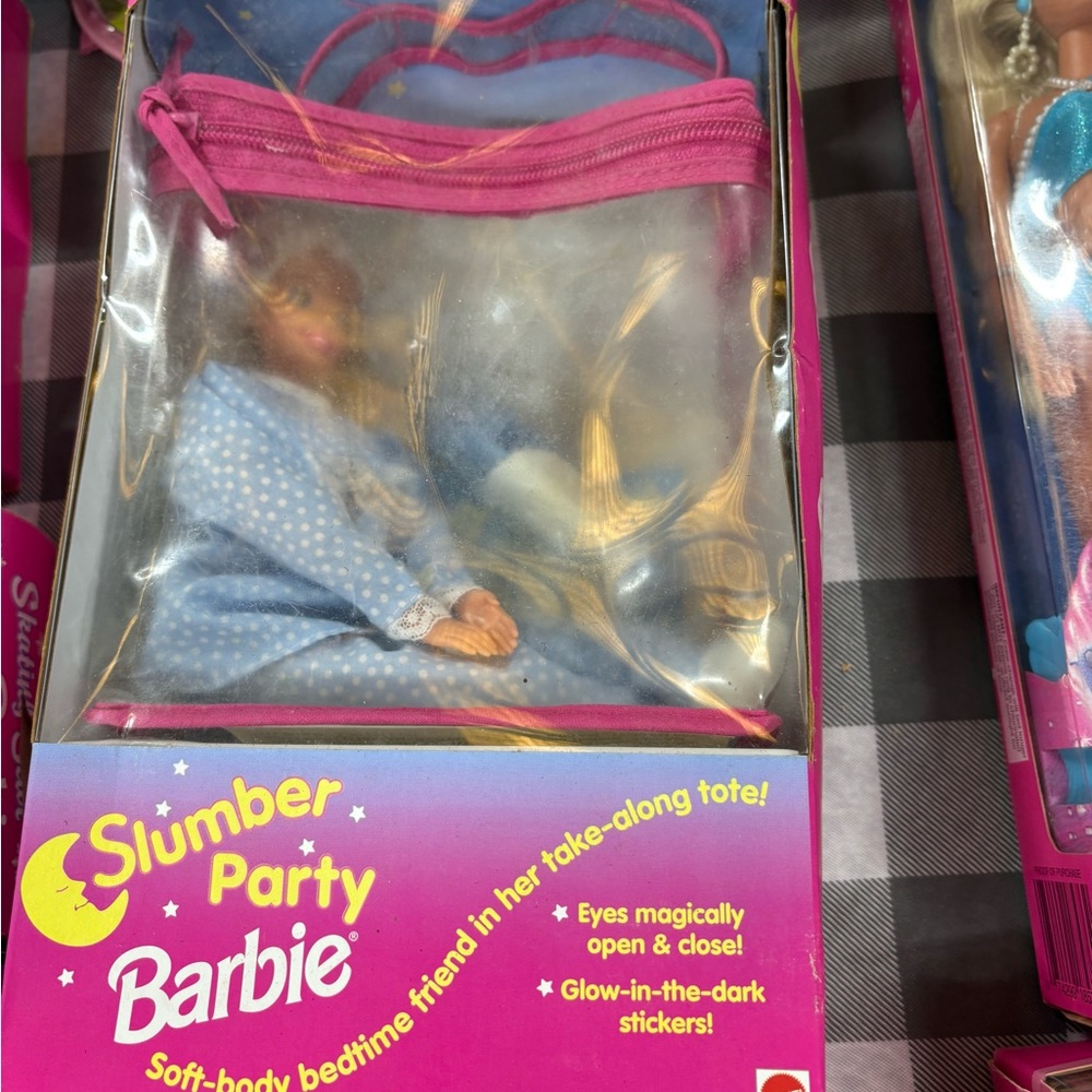 Barbie Slumber Party Doll with Pink and Blue Accents